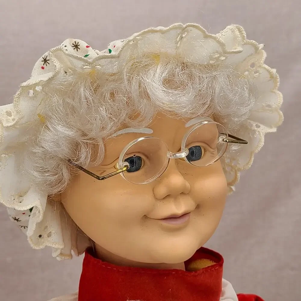 1995 Vintage Animated Telco MRS Santa Claus 24” Motionette Lighted, WORKS - READ